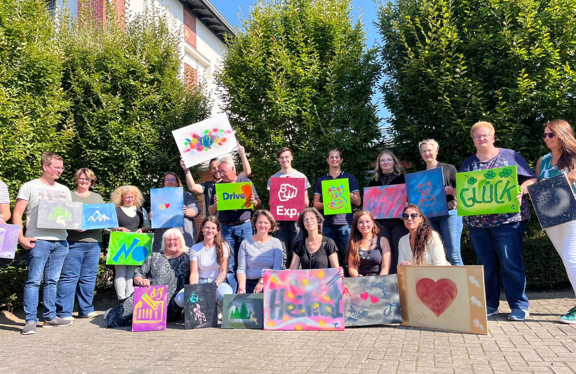 graffiti kurs zum coaching und teambuilding massnahme - teambuilder.de